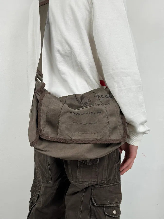 AW2011 Marc Jacobs Khaki Military Crossbody Bag  leqJopD 1