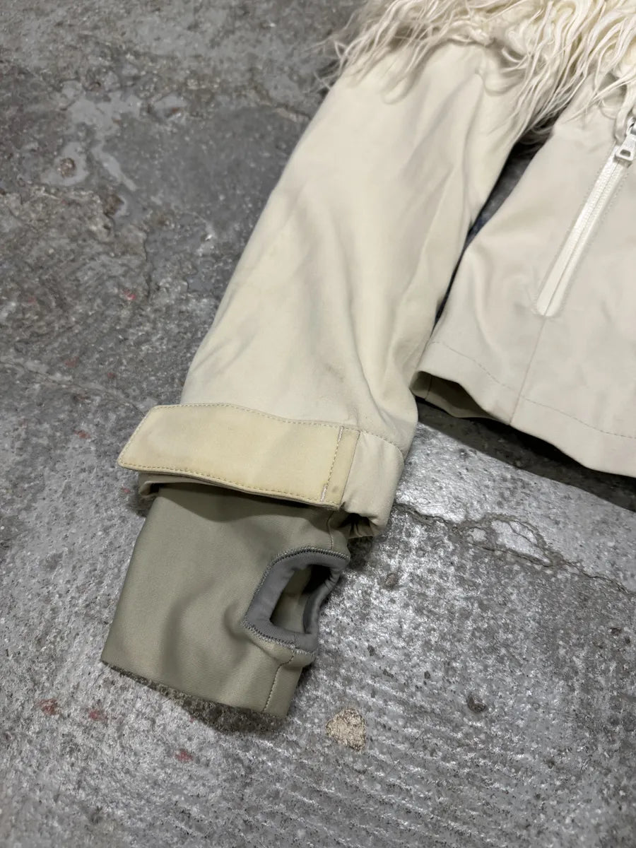 FW2011 Prada Mongolian Lamb Fur Ski Beige Jacket (S) 11