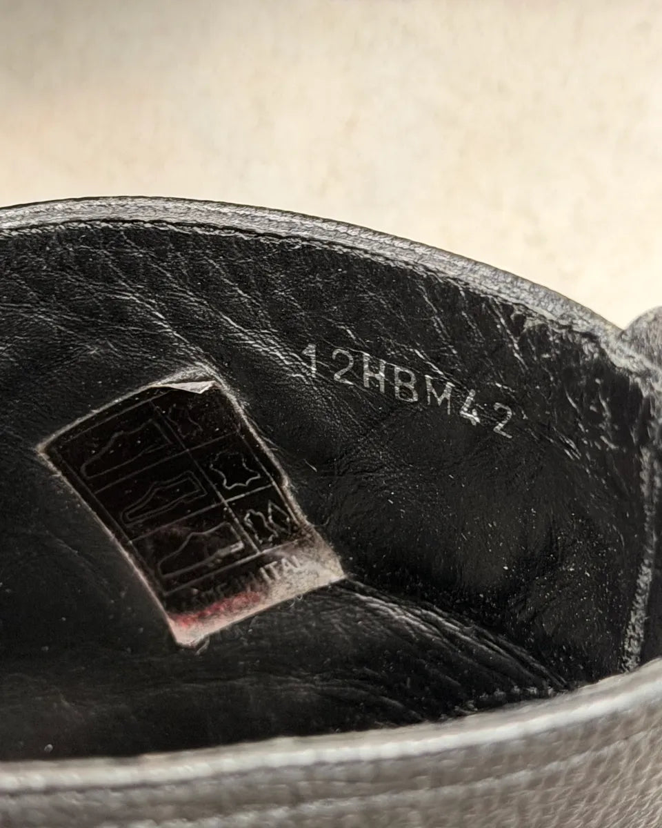 FW2012 Dior Homme Black Leather Front Zip Combat Boots KjRtaiL 9