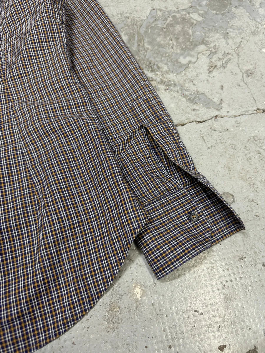 FW2012 Dsquared2 Checkered Blue & Yellow Minimalist Shirt SPyAOWT 10