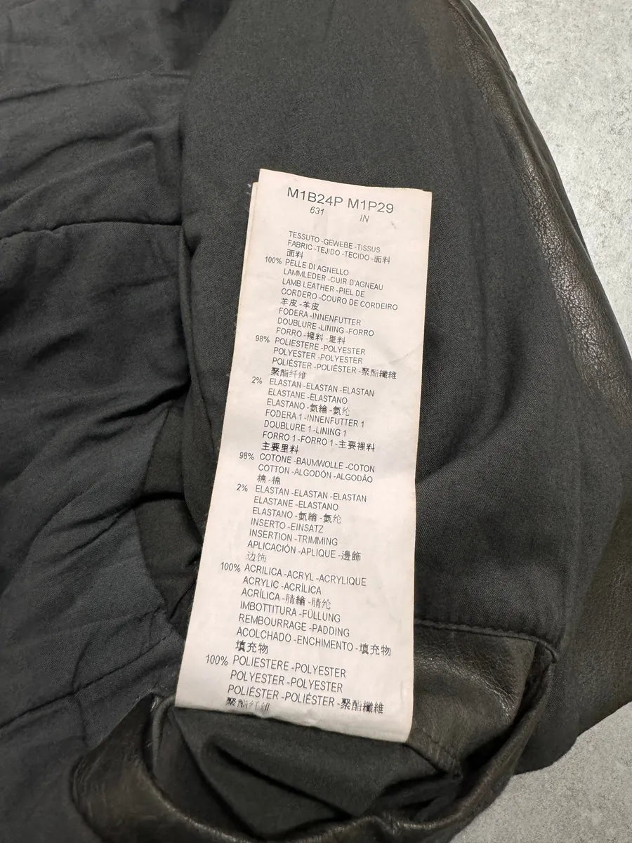 FW2012 Emporio Armani Leather Bomber Jacket esyhsEu 6