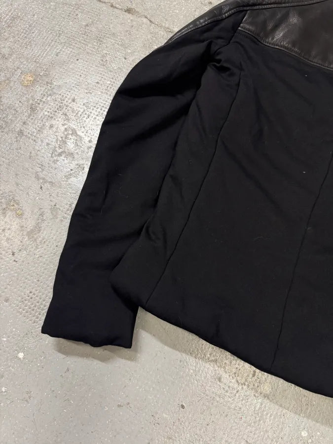 FW2012 Emporio Armani Ninja Asymmetrical Leather Hooded Coat (S/M) 9