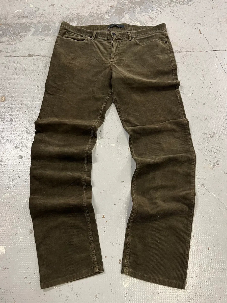 FW2012 Givenchy Khaki Green Velvet Pants by Riccardo Tisci jUzuAOJ 0