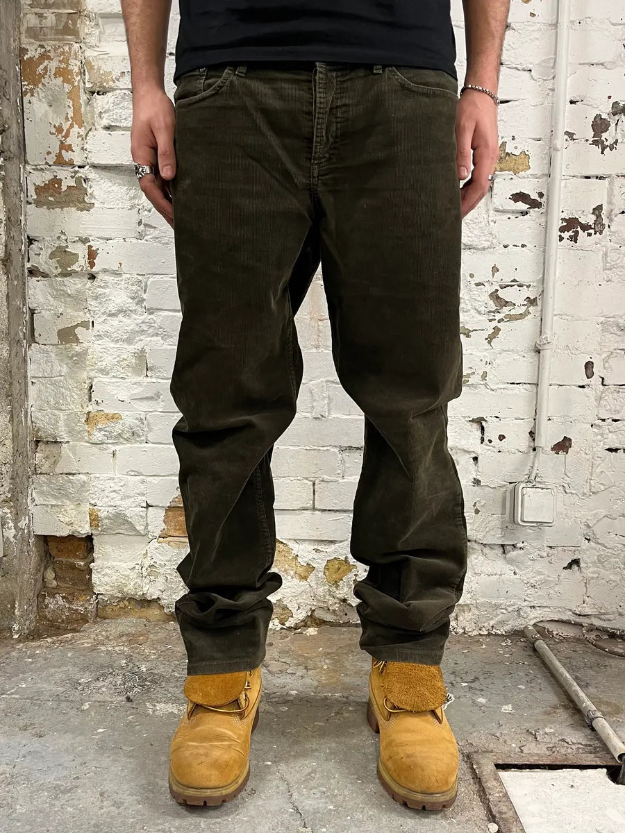 FW2012 Givenchy Khaki Green Velvet Pants by Riccardo Tisci jUzuAOJ 1