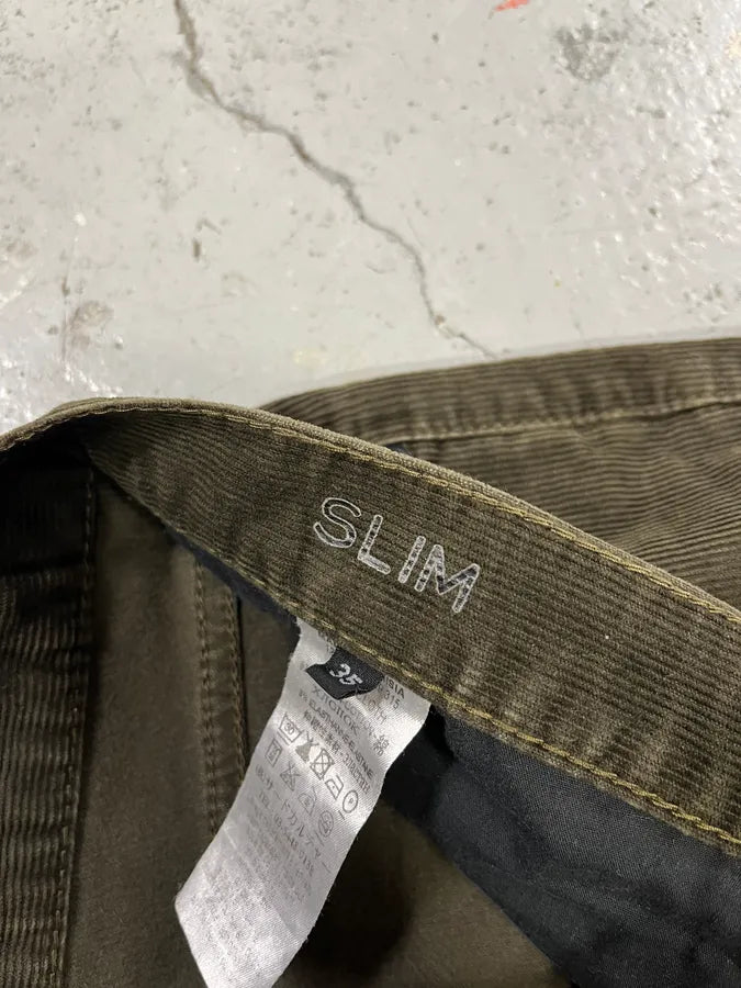 FW2012 Givenchy Khaki Green Velvet Pants by Riccardo Tisci jUzuAOJ 11