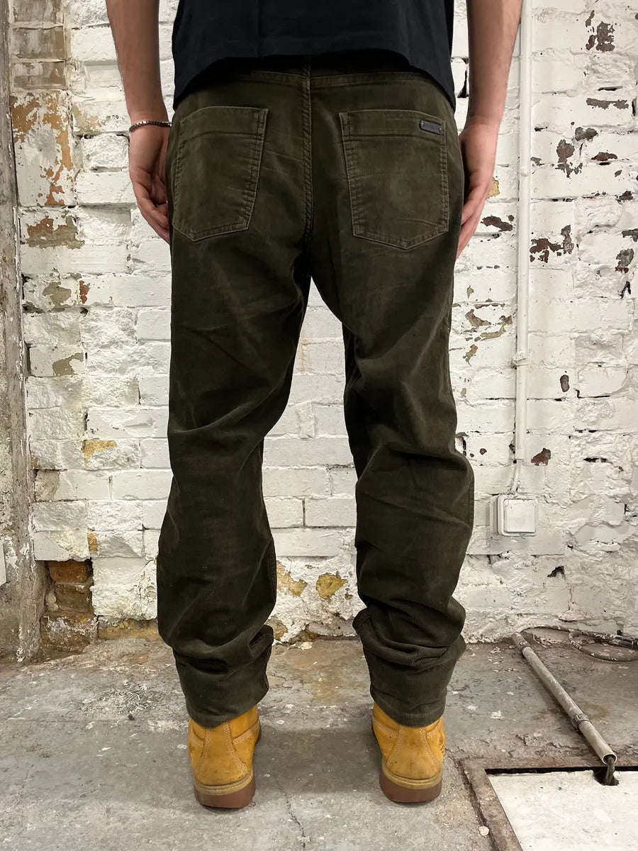 FW2012 Givenchy Khaki Green Velvet Pants by Riccardo Tisci jUzuAOJ 3