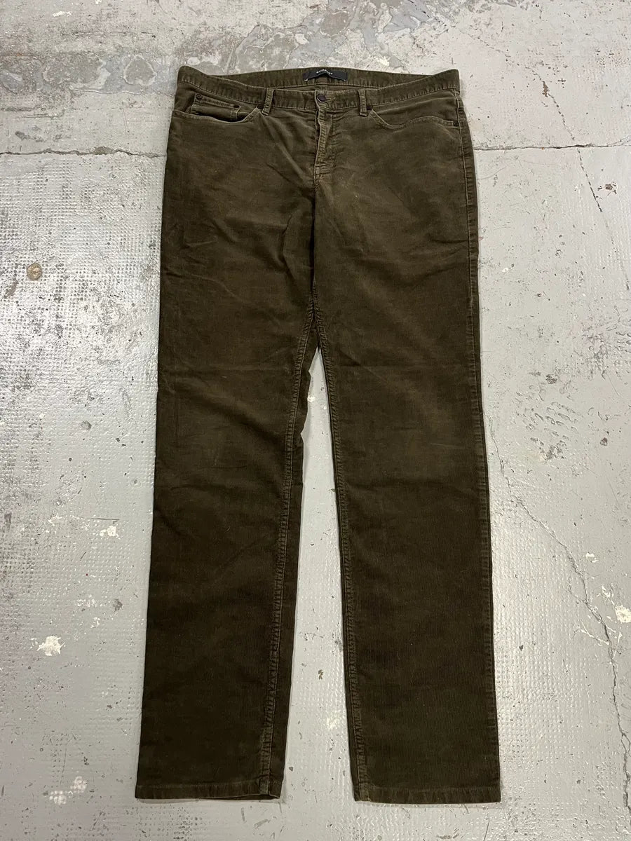 FW2012 Givenchy Khaki Green Velvet Pants by Riccardo Tisci jUzuAOJ 4