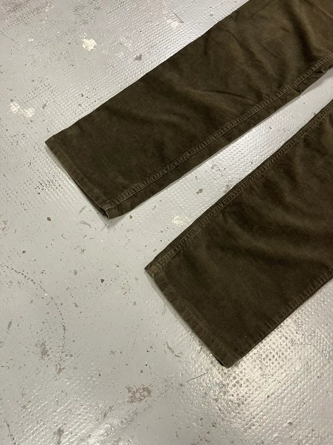 FW2012 Givenchy Khaki Green Velvet Pants by Riccardo Tisci jUzuAOJ 6