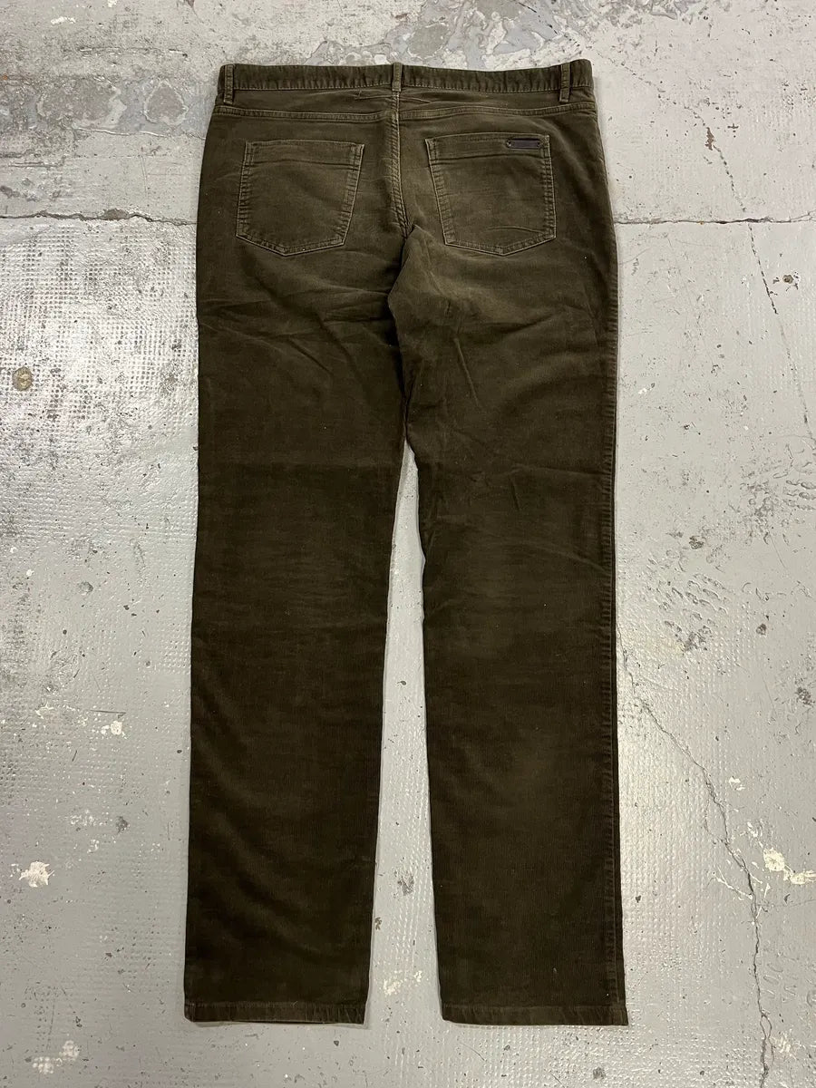 FW2012 Givenchy Khaki Green Velvet Pants by Riccardo Tisci jUzuAOJ 7