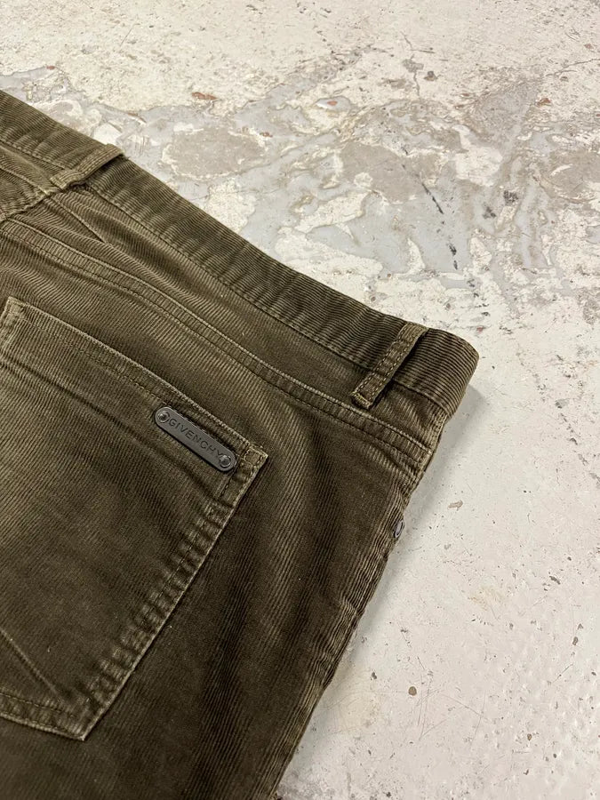 FW2012 Givenchy Khaki Green Velvet Pants by Riccardo Tisci jUzuAOJ 8