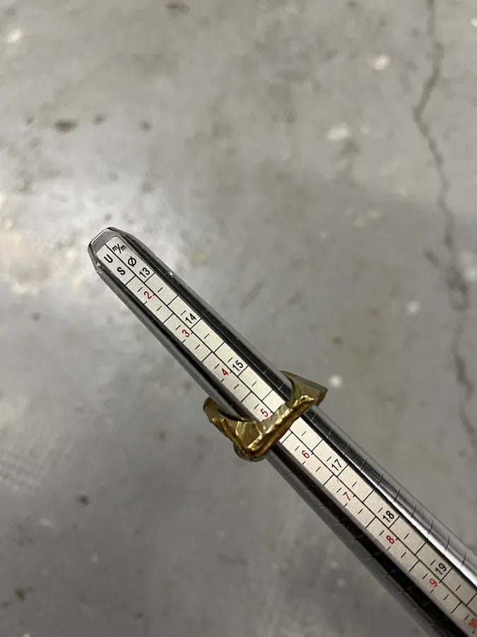 FW2012 Maison Margiela Gold Sculpture Ring (OS) lIONwQl 9