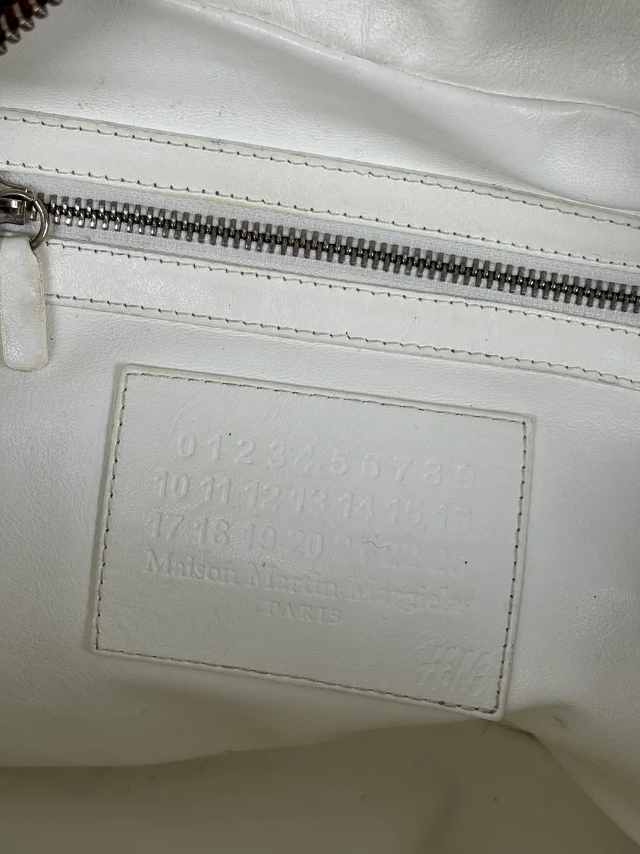 FW2012 Maison Margiela H&M Brown Leather Upside Down Messenger Bag  bEAOnWB 12