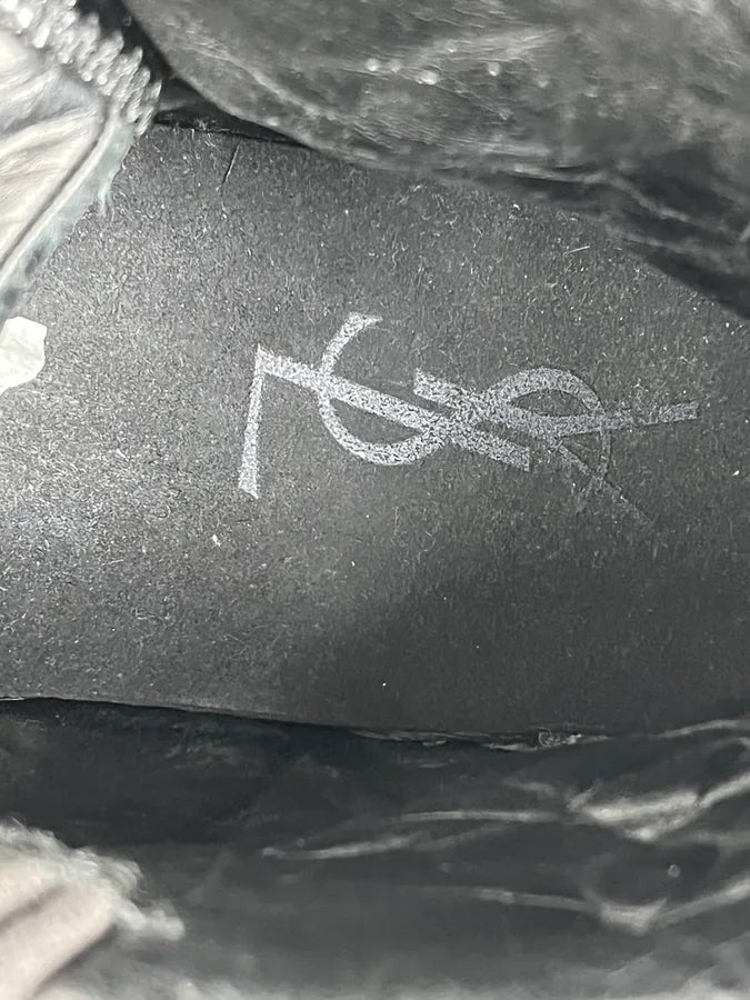 FW2012 Yves Saint Laurent Black Leopard High Leather Sneakers BGTBTgz 10