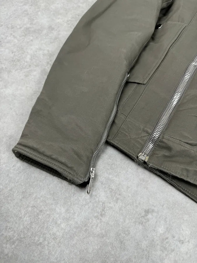 FW2012 Yves Saint Laurent Classy Olive Perfecto Jacket emQFCwn 5