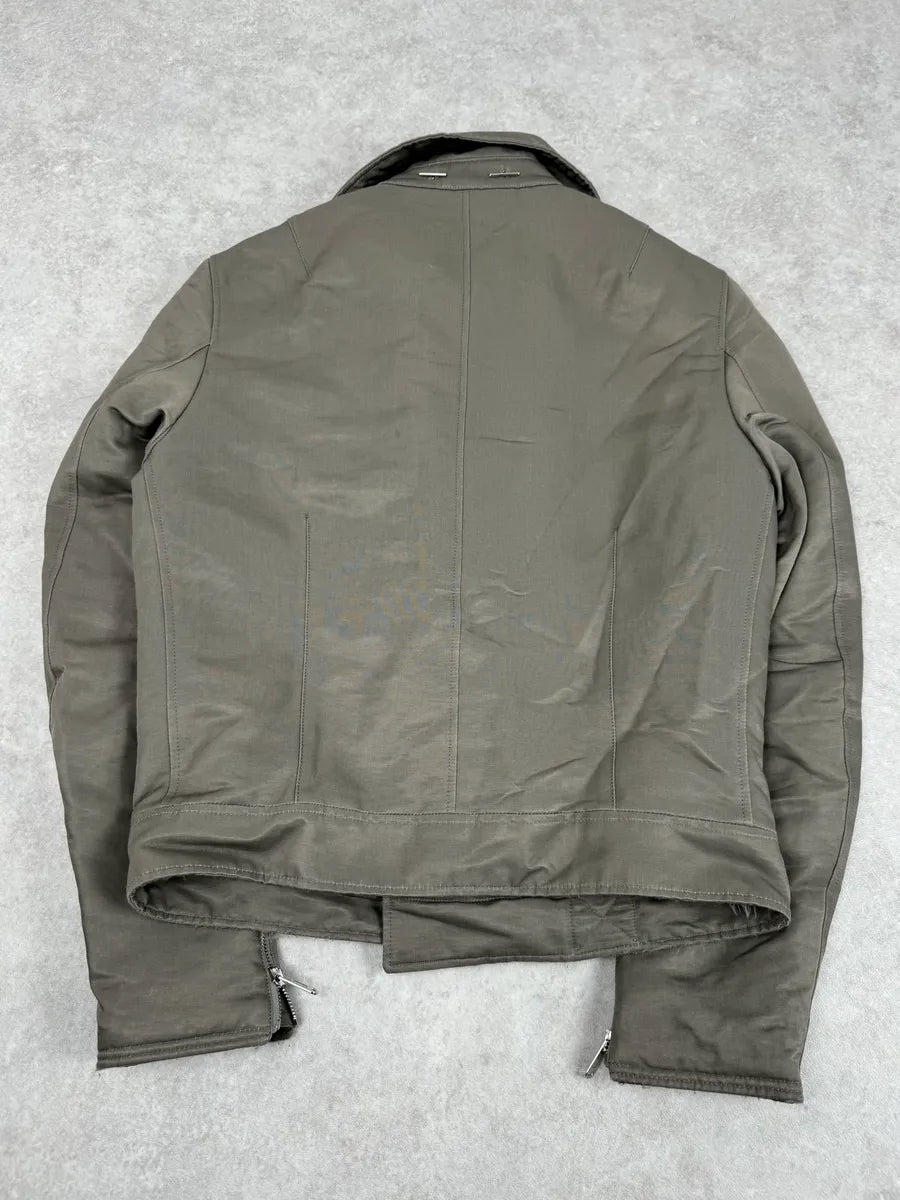 FW2012 Yves Saint Laurent Classy Olive Perfecto Jacket emQFCwn 6