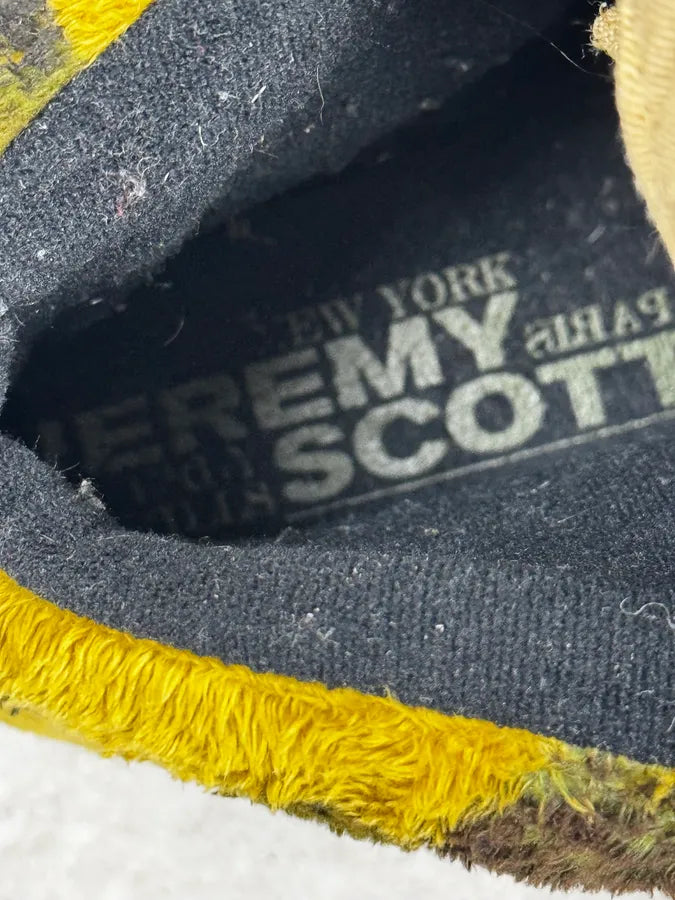 FW2013 Adidas x Jeremy Scott Khaki Plush Camo Bear Sneakers fFXnebz 12