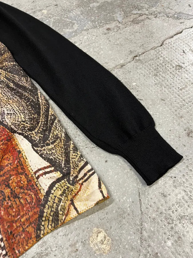 FW2013 Dolce & Gabbana Golden Mosaics Cathedral Black Longsleeves NZzhKfl 5