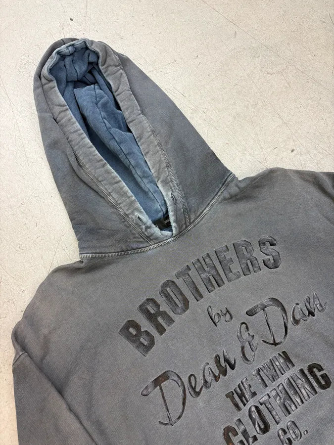 AW2013 Dsquared2 Grey Stone Washed Faded Hoodie lUuKAew 4