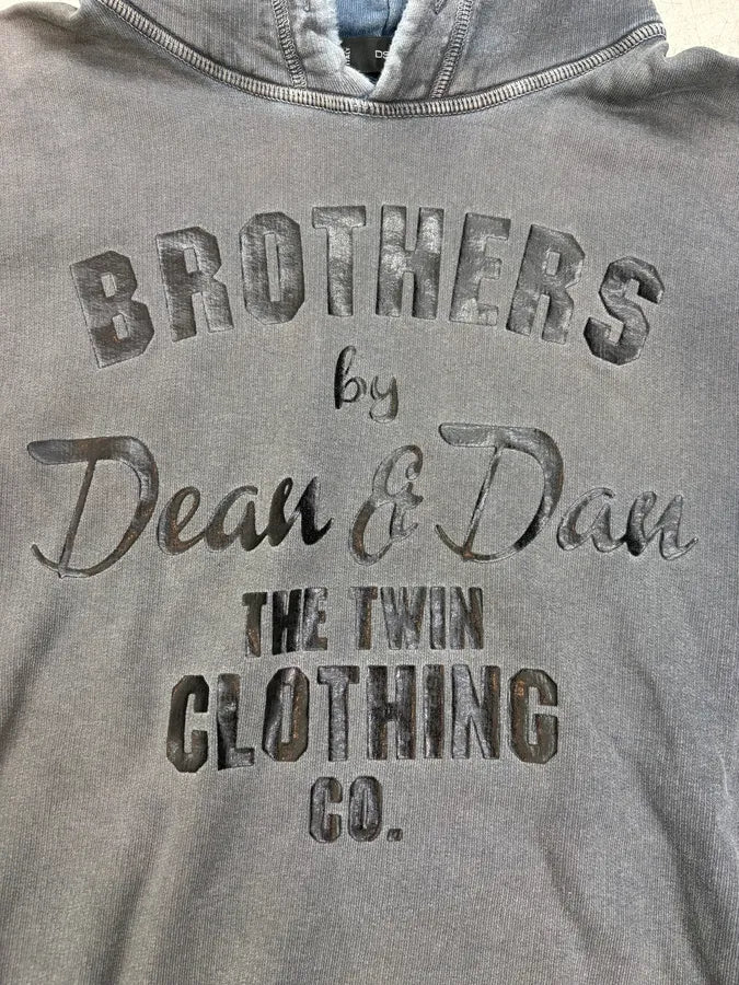 AW2013 Dsquared2 Grey Stone Washed Faded Hoodie lUuKAew 7