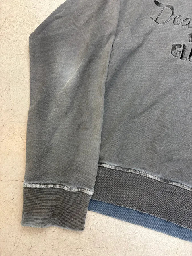 AW2013 Dsquared2 Grey Stone Washed Faded Hoodie lUuKAew 6