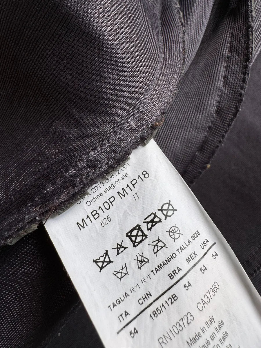 FW2013 Emporio Armani Holes Imperial Leather Jacket jSUmFVT 8