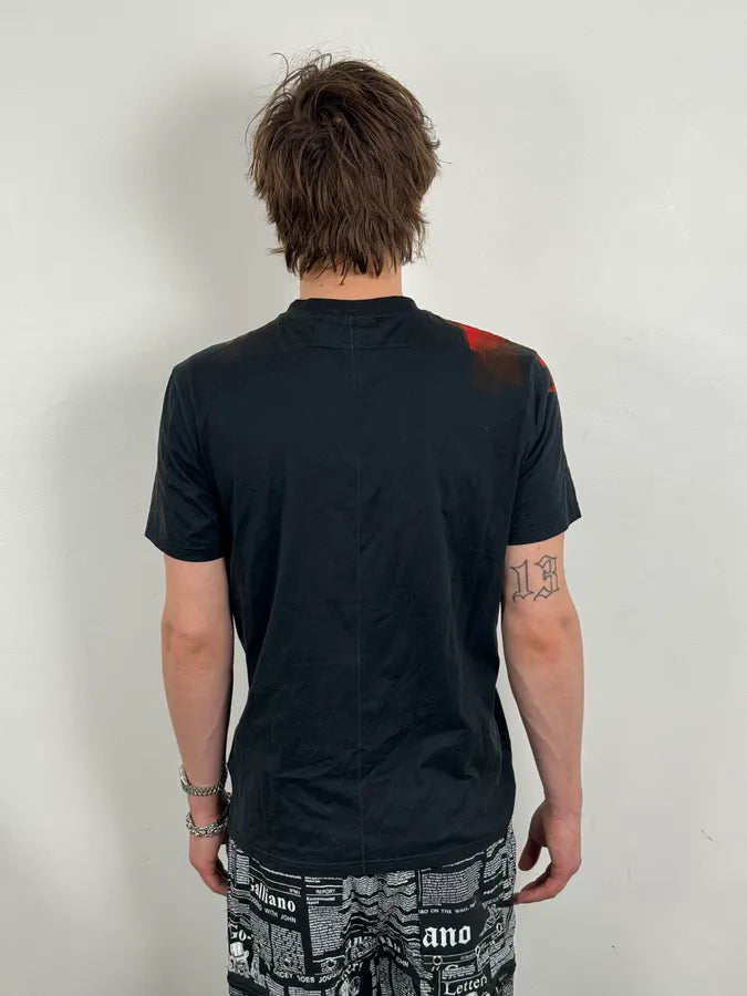 FW2013 Givenchy Doberman Painting Black T-Shirt leyIxon 2