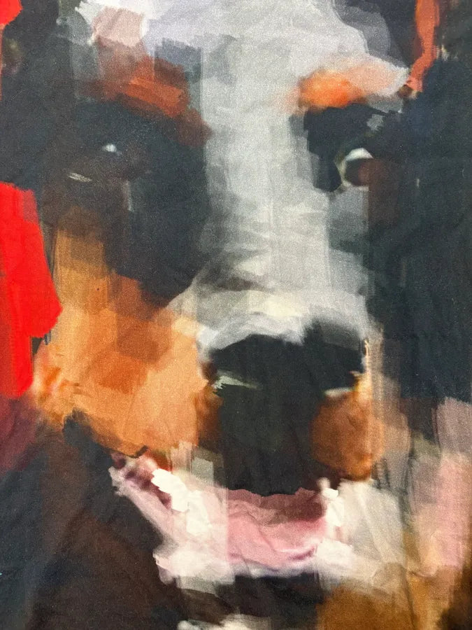 FW2013 Givenchy Doberman Painting Black T-Shirt leyIxon 6