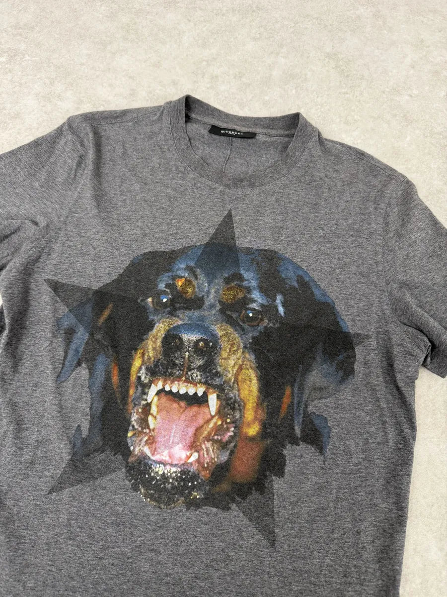 FW2013 Givenchy Grey Rottweiler Dog T-Shirt by Riccardo Tisci MXJZCtY 5