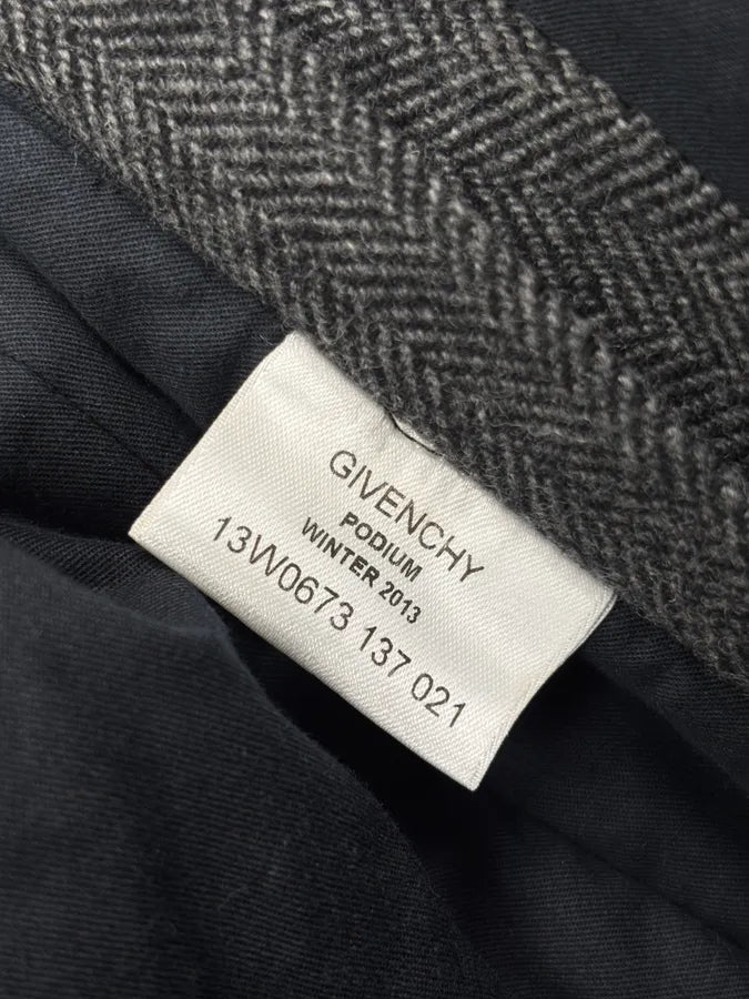 FW2013 Givenchy Grey Wool Multi Zip Jacket by Riccardo Tisci zruSznx 11