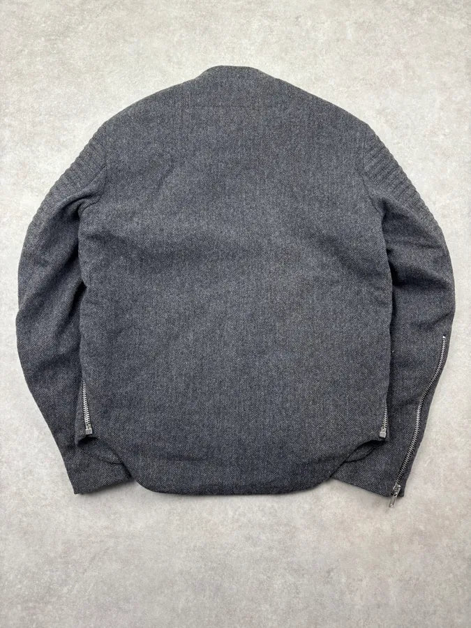 FW2013 Givenchy Grey Wool Multi Zip Jacket by Riccardo Tisci zruSznx 4