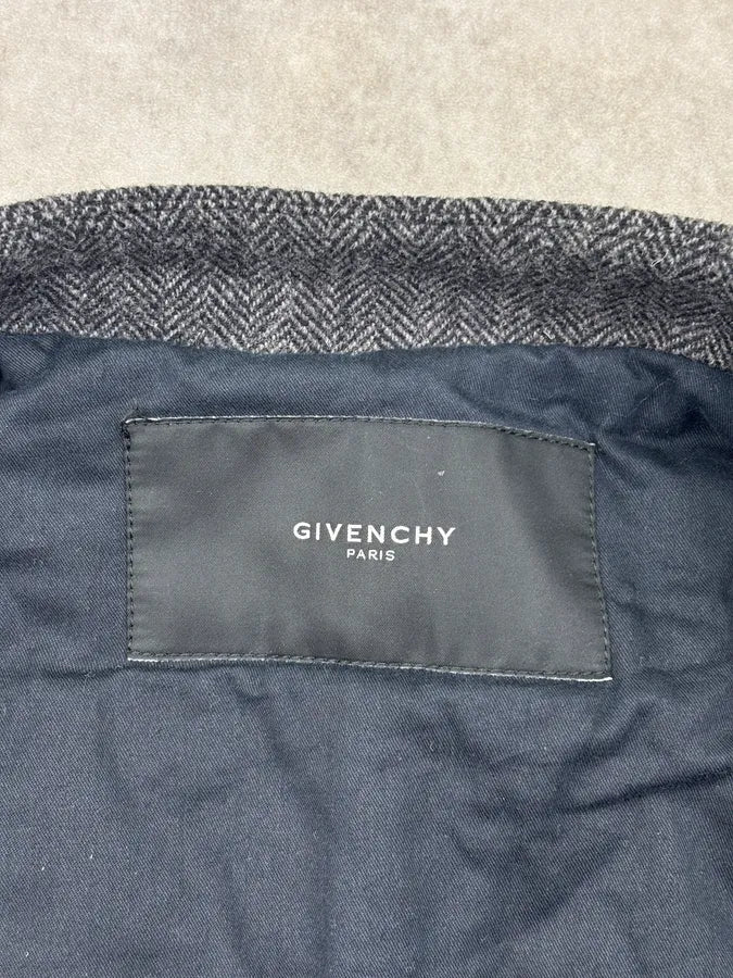 FW2013 Givenchy Grey Wool Multi Zip Jacket by Riccardo Tisci zruSznx 10