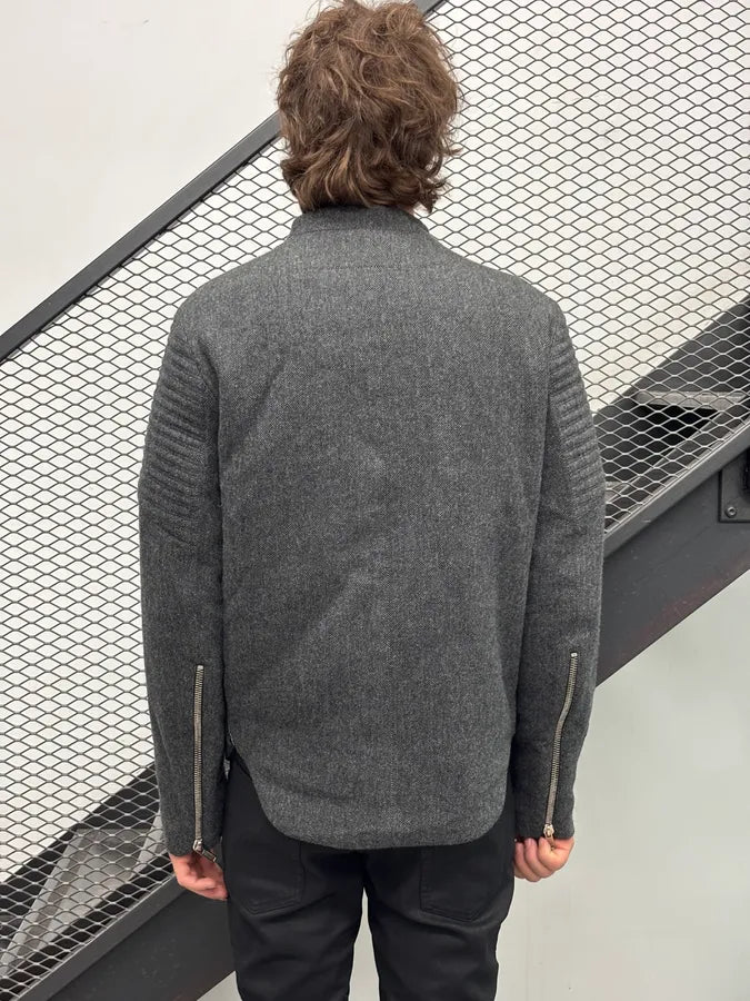 FW2013 Givenchy Grey Wool Multi Zip Jacket by Riccardo Tisci zruSznx 2