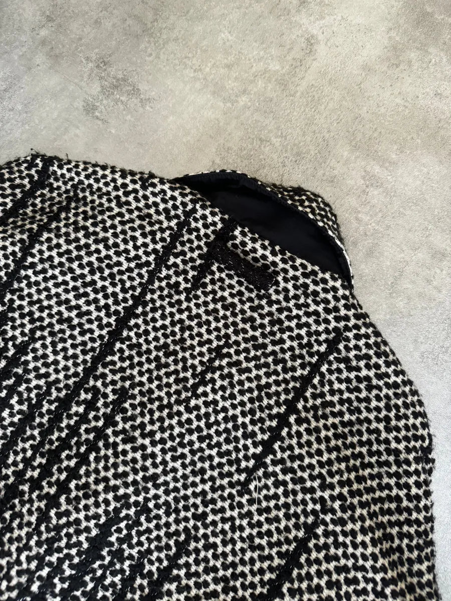 FW2013 Jean Paul Gaultier Gloomy Shadow Japan Profile Coat JikKYMQ 12