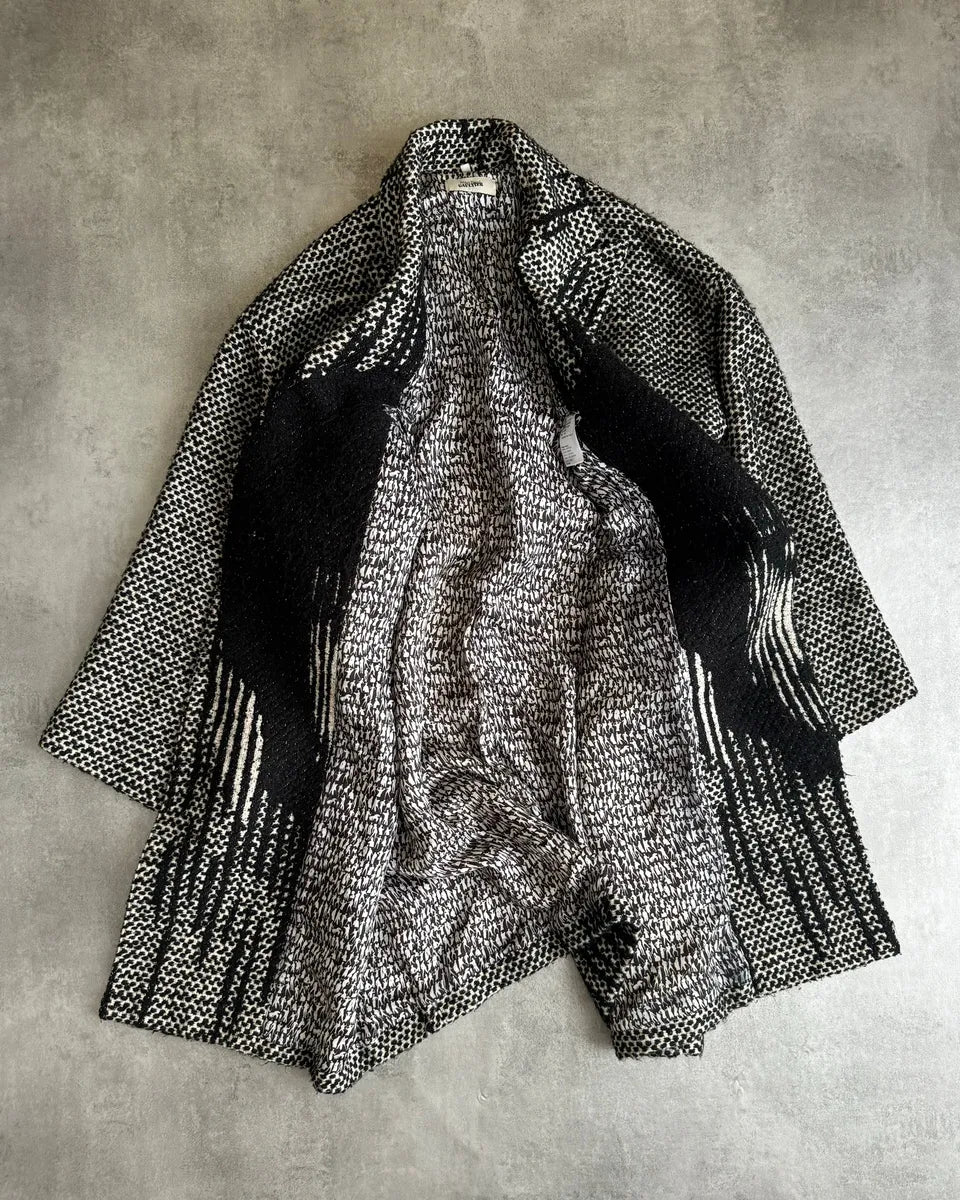 FW2013 Jean Paul Gaultier Gloomy Shadow Japan Profile Coat JikKYMQ 3