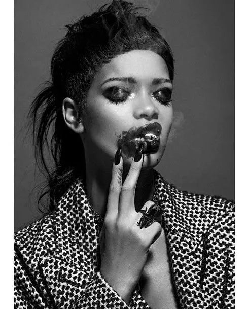 FW2013 Jean Paul Gaultier Gloomy Shadow Japan Profile Coat JikKYMQ 5