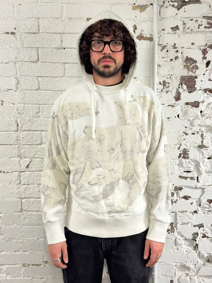 FW2013 Kenzo Cream Cotton Polar Bear Hoodie DTHHXtx 1