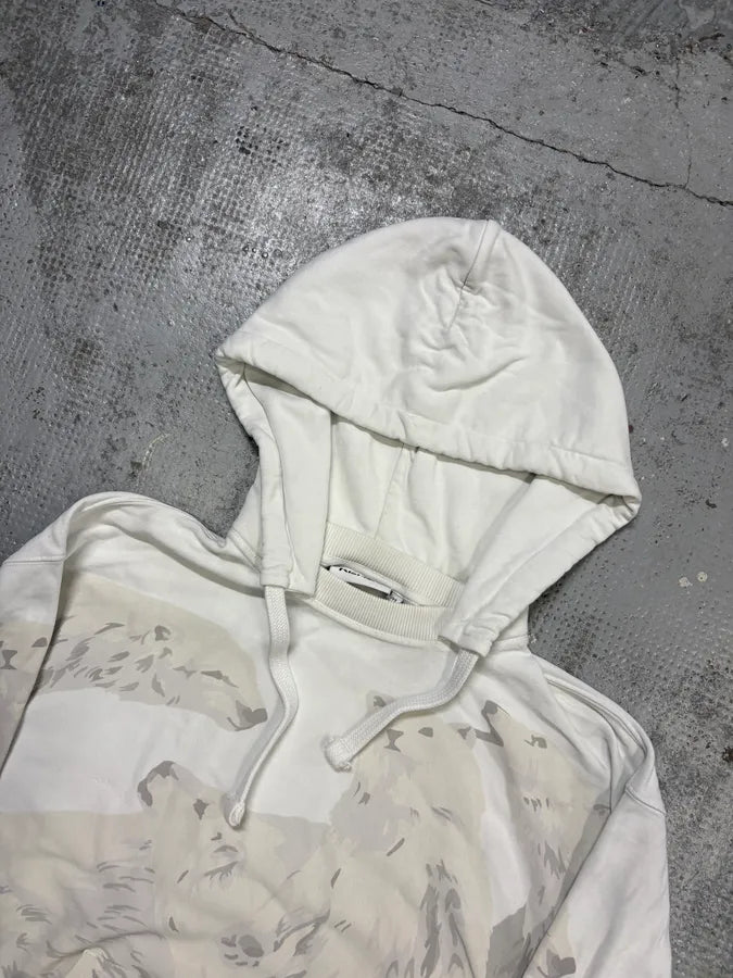 FW2013 Kenzo Cream Cotton Polar Bear Hoodie DTHHXtx 3