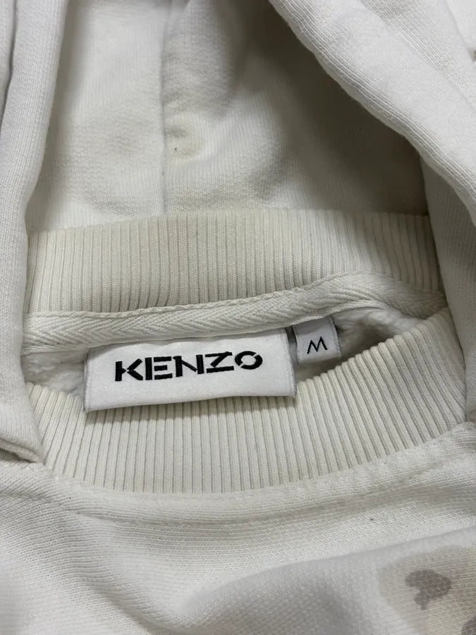 FW2013 Kenzo Cream Cotton Polar Bear Hoodie DTHHXtx 7