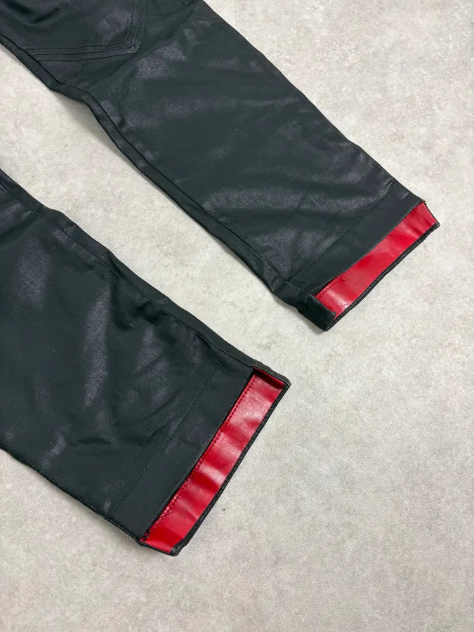 FW2013 Marithé + François Girbaud Black Waxed Denim Jeans WnLPawF 8