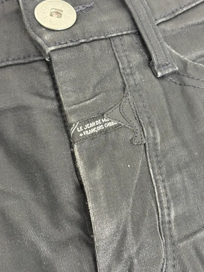 FW2013 Marithé + François Girbaud Black Waxed Denim Jeans WnLPawF 10