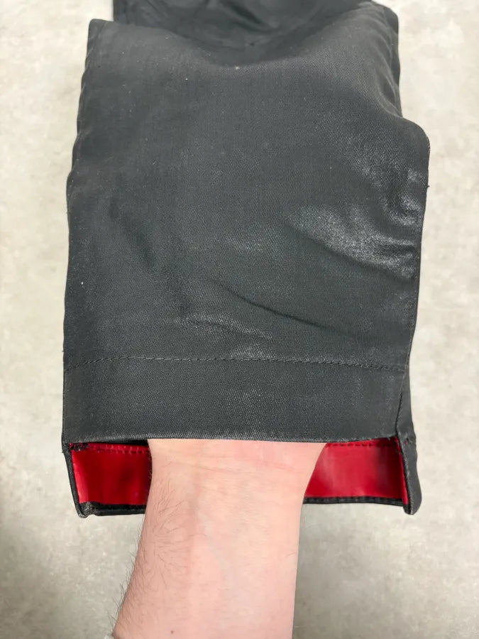 FW2013 Marithé + François Girbaud Black Waxed Denim Jeans WnLPawF 11