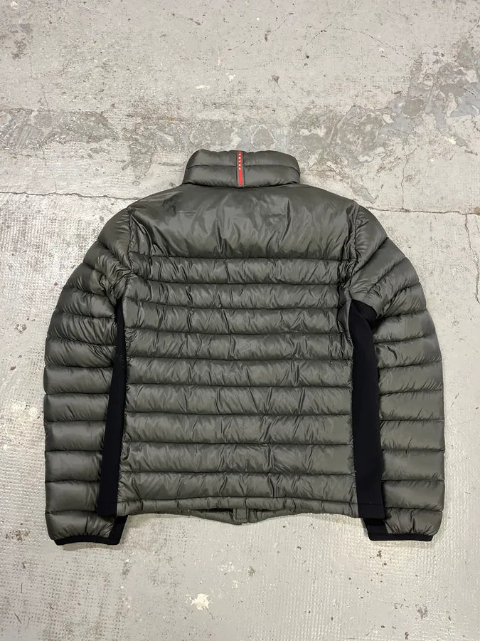 FW2013 Prada Grey Puffer Jacket esKGNjf 3