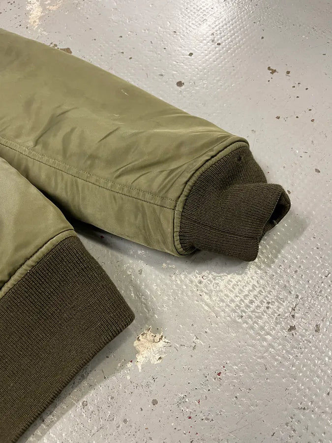 FW2013 Saint Laurent Khaki Nylon Cargo Bomber Jacket NlJPeVb 6
