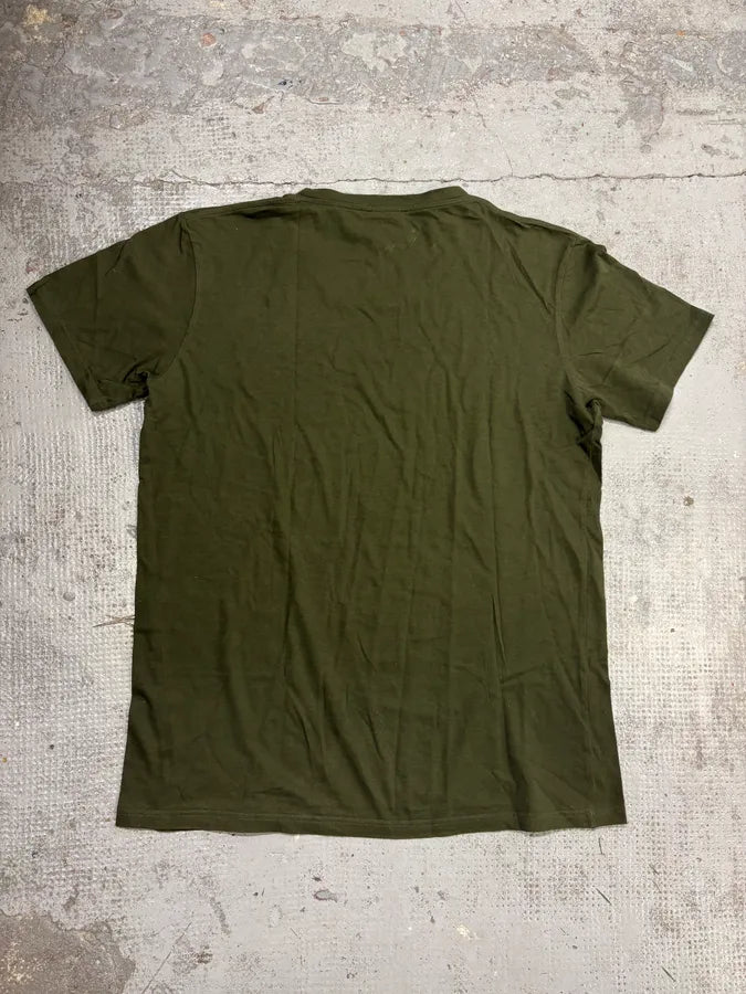FW2014 Balmain Olive Winged Eagle T-Shirt loNGpYy 5