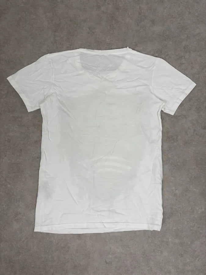 FW2014 Balmain White Eagle Blazon T-Shirt IowpGoI 5