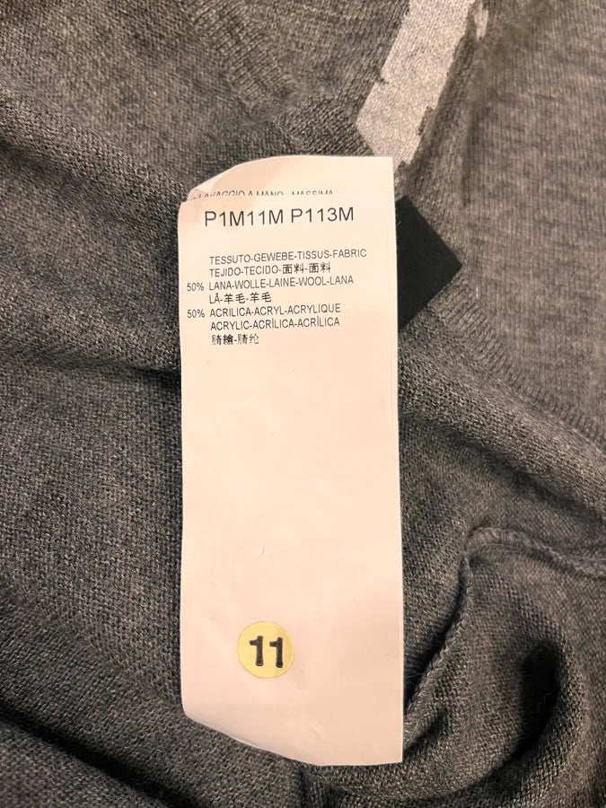 FW2014 Emporio Armani Abstract Skyscrapers Grey Sweater RMtOOXq 10