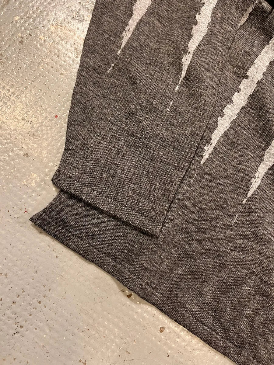 FW2014 Emporio Armani Abstract Skyscrapers Grey Sweater RMtOOXq 6