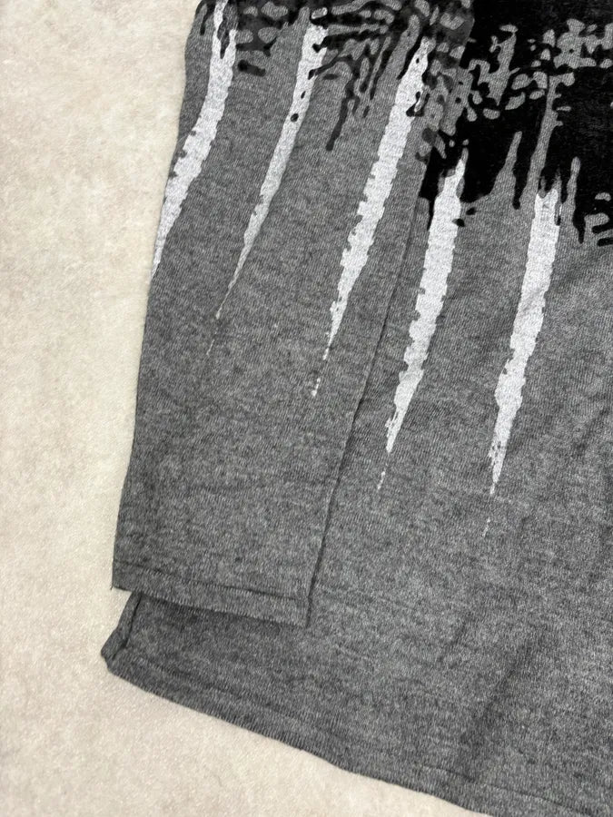 FW2014 Emporio Armani Abstract Skyscrapers Grey Sweater aAjniKo 7
