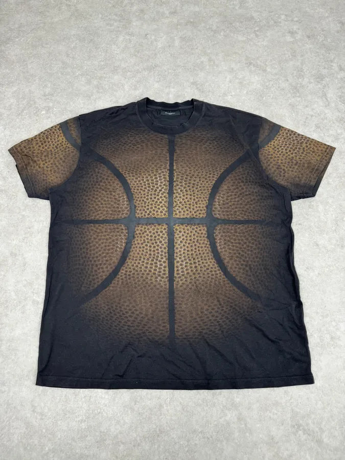 FW2014 Givenchy Black & Brown Gradient Basket T-Shirt by Riccardo Tisci IOQsHeo 0