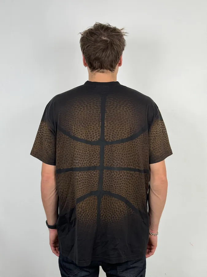 FW2014 Givenchy Black & Brown Gradient Basket T-Shirt by Riccardo Tisci IOQsHeo 2